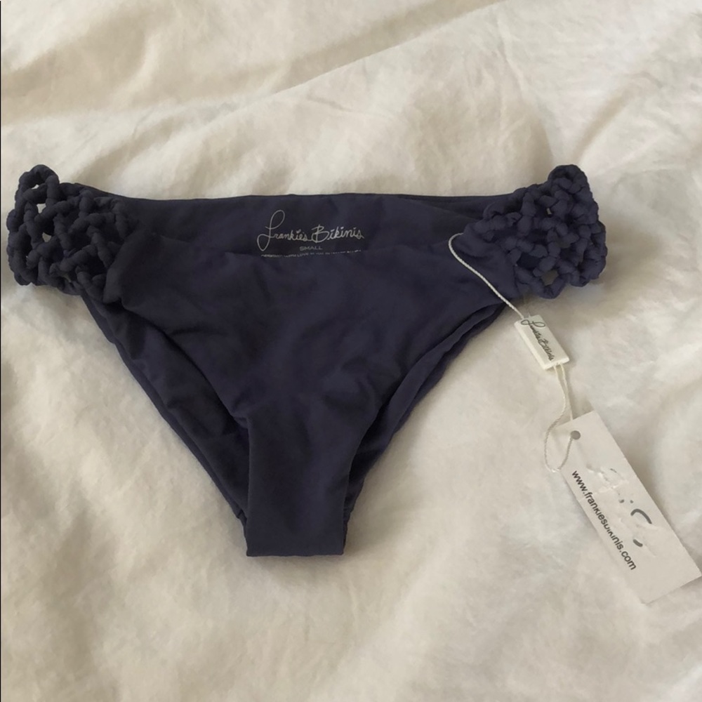 Frankies Navy blue bikini bottoms
